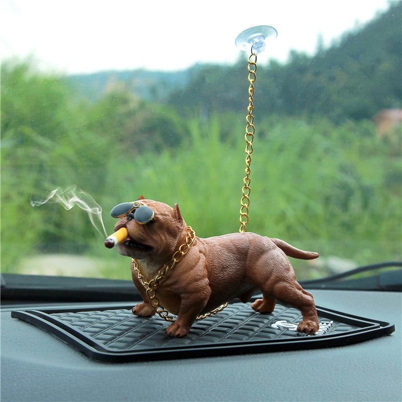 American Bully Dog Dashboard Decor